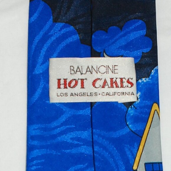 Vintage 59.5” Mens Daffy Duck Tie 1993 Warner Brothers Balancine Hot Cakes EUC - Picture 3 of 6